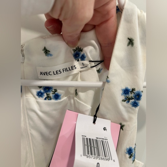 NWT Avec Les Filles Women's Corset Skater Mini Dress - Picture 13 of 14